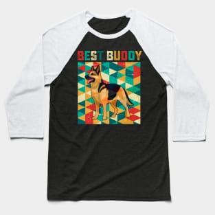 Best Buddy German Shepherd Baseball T-Shirt